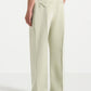 Lime Relaxed Fit Two Pleated Tailored Trouser By Emporeo