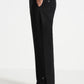 Shadow Black Relaxed Fit Tailored Button Cuff Trouser By Emporeo