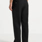 Shadow Black Relaxed Fit Tailored Button Cuff Trouser By Emporeo