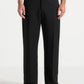 Shadow Black Relaxed Fit Tailored Button Cuff Trouser By Emporeo