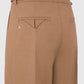 Light Brown Relaxed Fit Two Pleated Tailored Trouser By Emporeo