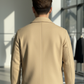Camel Cropped High End Wool Jacket By Emporeo