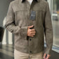 Olive Green Maverick Suede Jacket by Emporeo