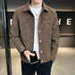 Hazelwood Brown Maverick Suede Jacket by Emporeo