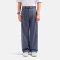 Grey Check Elite Belted Baggy Tailored Trouser by Emporeo