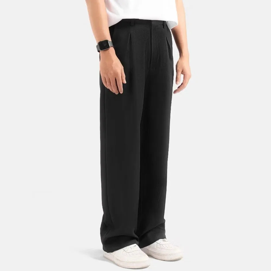 Black Classic Baggy Tailored Trouser by Emporeo