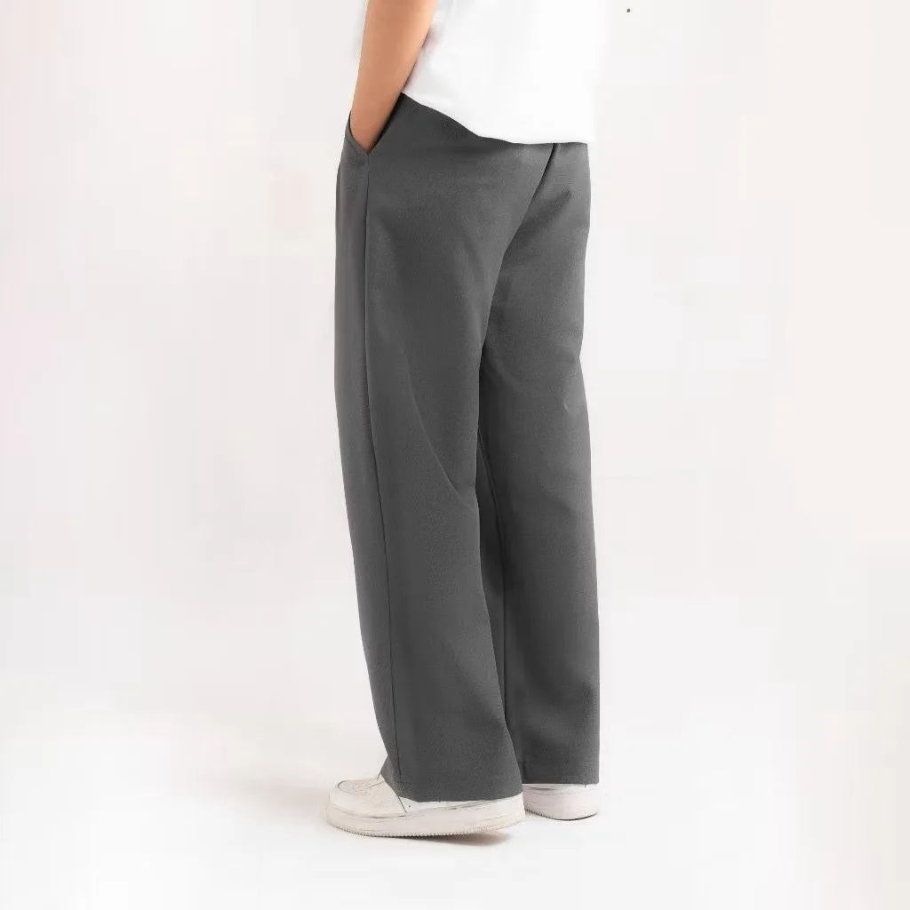 Grey Classic Baggy Tailored Trouser by Emporeo