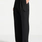 Black Relaxed Fit Twill Pocket Trouser By Emporeo